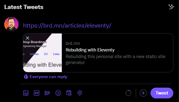 Rich contenct previewing with open graph tags